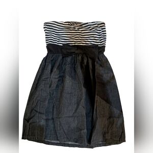 Twik Black and White Striped Dress (2/22 $ on selected item)